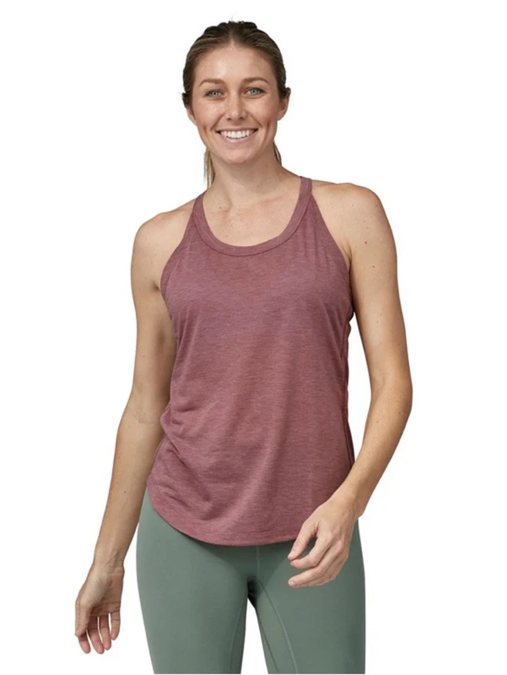 Patagonia Capilene Cool Trail Tank Chickory Red  Sz S